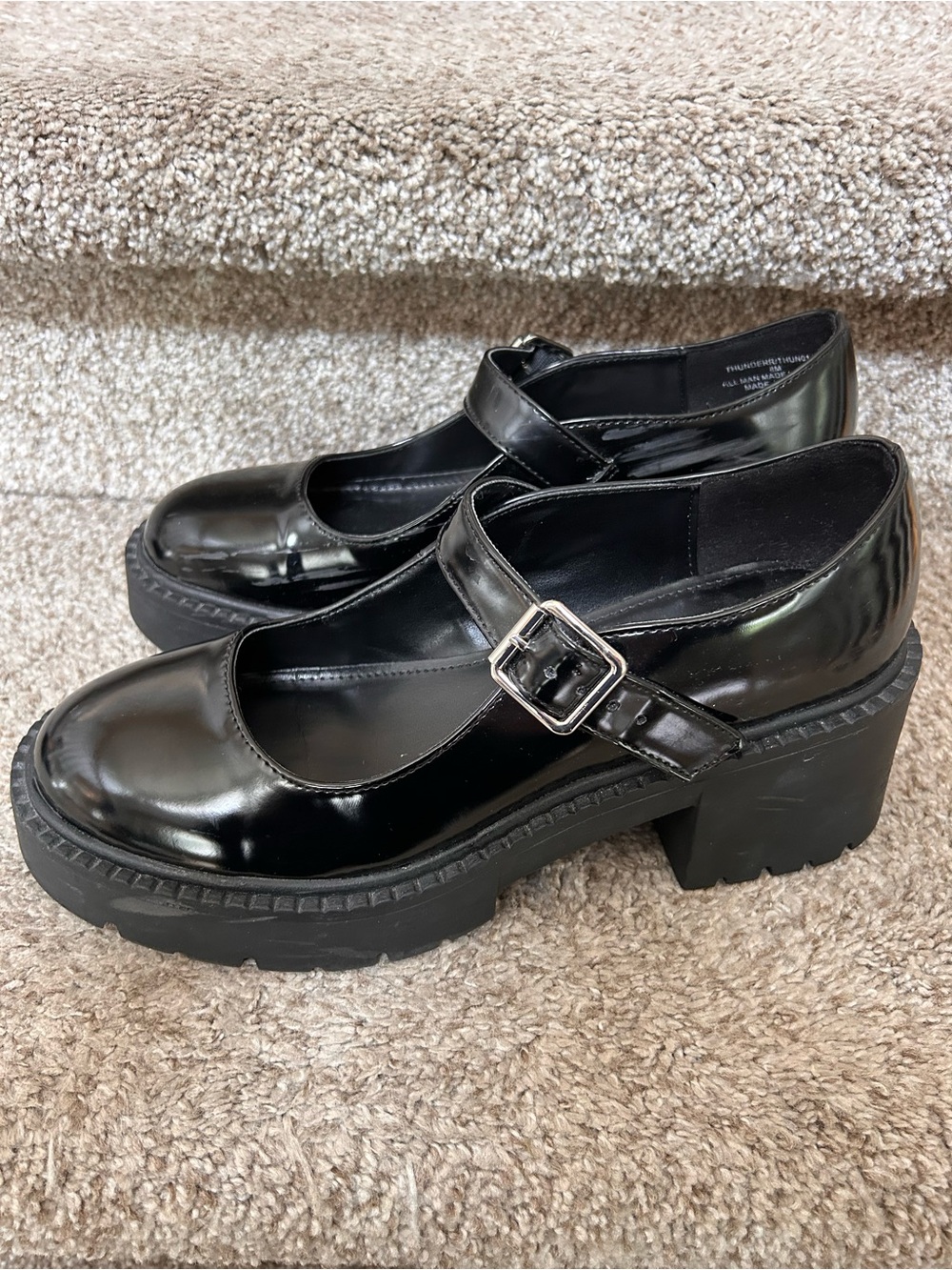 Madden Girl Thunderr Mary Jane Chunky Platforms. Y2K. Bratz Dolls. Goth girl.
